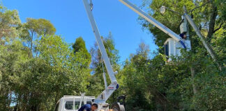 Escobar: amplían el tendido de fibra óptica en Loma Verde y continúan instalando cámaras de seguridad