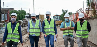 Ramil recorrió obras de infraestructura en Belén de Escobar, Ingeniero Maschwitz y Maquinista Savio