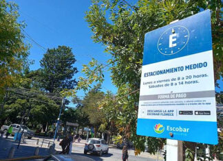 Belén de Escobar: comienza a funcionar el Servicio de Estacionamiento Medido