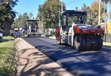Comenzó la obra de pavimentación en la calle Beliera de Maquinista Savio