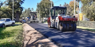 Comenzó la obra de pavimentación en la calle Beliera de Maquinista Savio