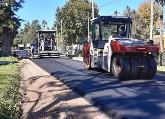 Comenzó la obra de pavimentación en la calle Beliera de Maquinista Savio