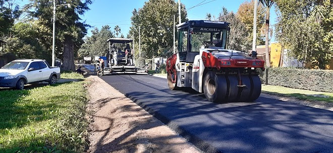 Comenzó la obra de pavimentación en la calle Beliera de Maquinista Savio