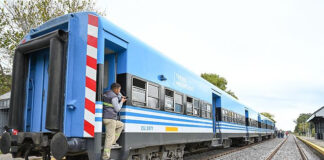 Avanzan las obras de renovación de las vías que conectan Matheu con Pilar y Exaltación de la Cruz