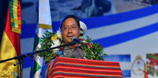 Sujarchuk y Ramil recibieron a Luis Arce Catacora