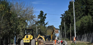 Avanzan las obras de pavimentación para conectar Garín y Maquinista Savio