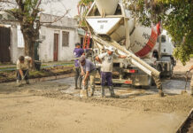 Siguen adelante los trabajos de pavimentación y mejoramiento de la infraestructura urbana en el partido