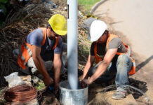 Junio: se instalaron 186 luminarias LED en distintos puntos del partido