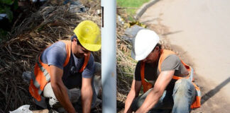 Junio: se instalaron 186 luminarias LED en distintos puntos del partido