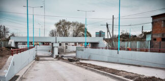 La obra del paso bajo nivel Pablo Podestá, a punto de finalizarse