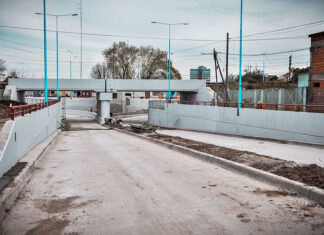 La obra del paso bajo nivel Pablo Podestá, a punto de finalizarse