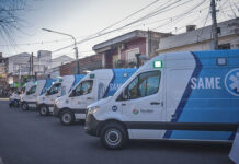 Escobar adquirió seis nuevas ambulancias