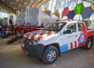 El Cuartel de Bomberos Voluntarios recibió equipamiento