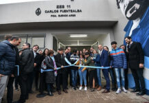 Sujarchuk, Kicillof y Ramil inauguraron la ampliación de la escuela secundaria Carlos Fuentealba