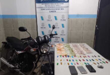 Garín: en plena vía pública, detuvieron a tres hombres que vendían cocaína y marihuana