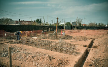 Comenzó la primera etapa de construcción de los dos nuevos microestadios en Matheu y Maquinista Savio