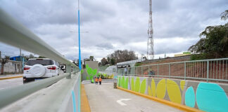 Sujarchuk, Marinucci y Ramil supervisaron el avance del paso bajo nivel Pablo Podestá