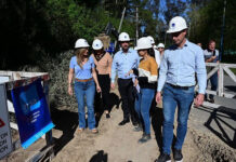 Sujarchuk, Galmarini y Ramil anunciaron obras de AySA en Matheu y Maquinista Savio