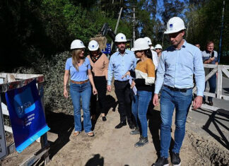 Sujarchuk, Galmarini y Ramil anunciaron obras de AySA en Matheu y Maquinista Savio