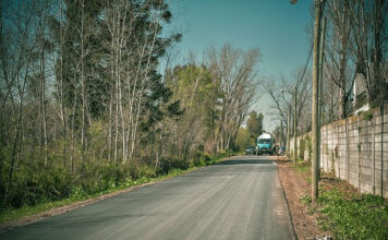 Avanzan los trabajos de pavimentación de calles y construcción de veredas en Garín y Maquinista Savio