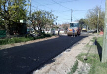 Siguen adelante las obras de pavimentación, estabilizado, bacheo y mejoramiento del espacio público