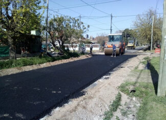 Siguen adelante las obras de pavimentación, estabilizado, bacheo y mejoramiento del espacio público
