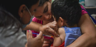 Con más de 1200 vacunados, continúa la campaña de inmunización contra el sarampión, rubéola, paperas y polio