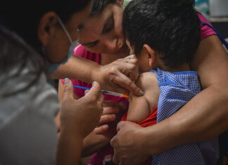 Campaña contra el sarampión: 16 centros de vacunación habilitados