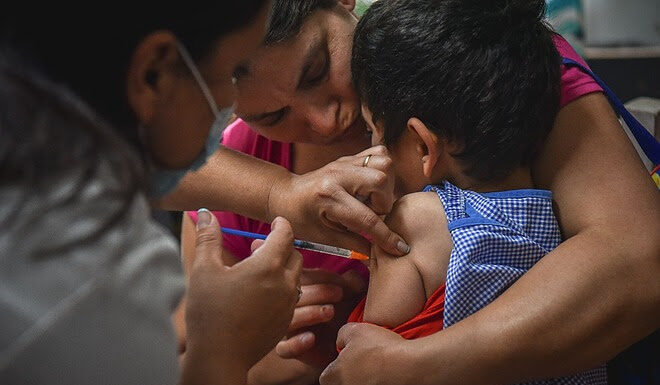 Campaña contra el sarampión: 16 centros de vacunación habilitados