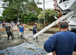 Avanzan las obras viales en Maquinista Savio y Matheu