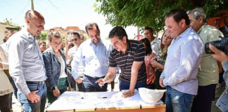 Maquinista Savio: comenzó la obra hidráulica y de pavimentación de la calle El Jilguero