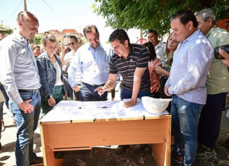 Maquinista Savio: comenzó la obra hidráulica y de pavimentación de la calle El Jilguero