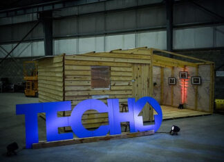 Garín: se inauguró la fábrica de viviendas de la organización social TECHO