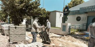 Maquinista Savio: avanza la puesta en valor de la calle El Jilguero de Maquinista Savio