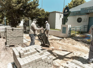 Maquinista Savio: avanza la puesta en valor de la calle El Jilguero de Maquinista Savio