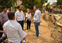 Garín: avanza el saneamiento del Arroyo Bedoya y la construcción del Hospital del Bicentenario