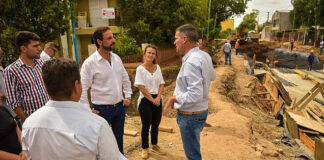 Garín: avanza el saneamiento del Arroyo Bedoya y la construcción del Hospital del Bicentenario