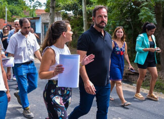 Obras de pavimento y redes de agua corriente en Belén de Escobar