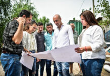 Ingeniero Maschwitz: avanza la instalación de cloacas en el barrio San Miguel y la ampliación de la Escuela Secundaria 16