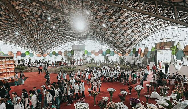 Por primera vez el Predio Floral permaneció abierto durante todo el año y convocó a más de 500.000 visitantes