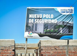 Avanza la construcción del Polo de Seguridad en Garín