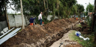 Avanzan las históricas obras de integración socio urbana del barrio Villa Alegre de Belén de Escobar