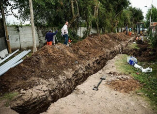 Avanzan las históricas obras de integración socio urbana del barrio Villa Alegre de Belén de Escobar