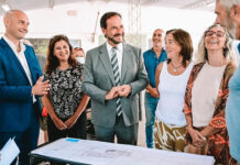 Ariel Sujarchuk y Beto Ramil inauguraron tres aulas en Loma Verde para sumar más de 150 vacantes