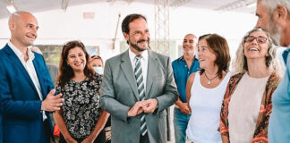 Ariel Sujarchuk y Beto Ramil inauguraron tres aulas en Loma Verde para sumar más de 150 vacantes