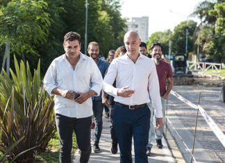 Belén de Escobar: comenzó la repavimentación y puesta en valor de la calle Sarmiento