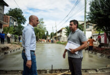 Maquinista Savio: la puesta en valor de la calle El Jilguero avanzó en un 60%