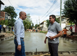 Maquinista Savio: la puesta en valor de la calle El Jilguero avanzó en un 60%
