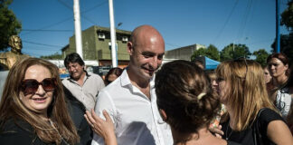 Beto Ramil encabezó el acto por el 125° aniversario de Matheu