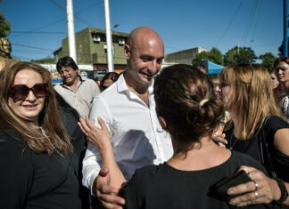 Beto Ramil encabezó el acto por el 125° aniversario de Matheu